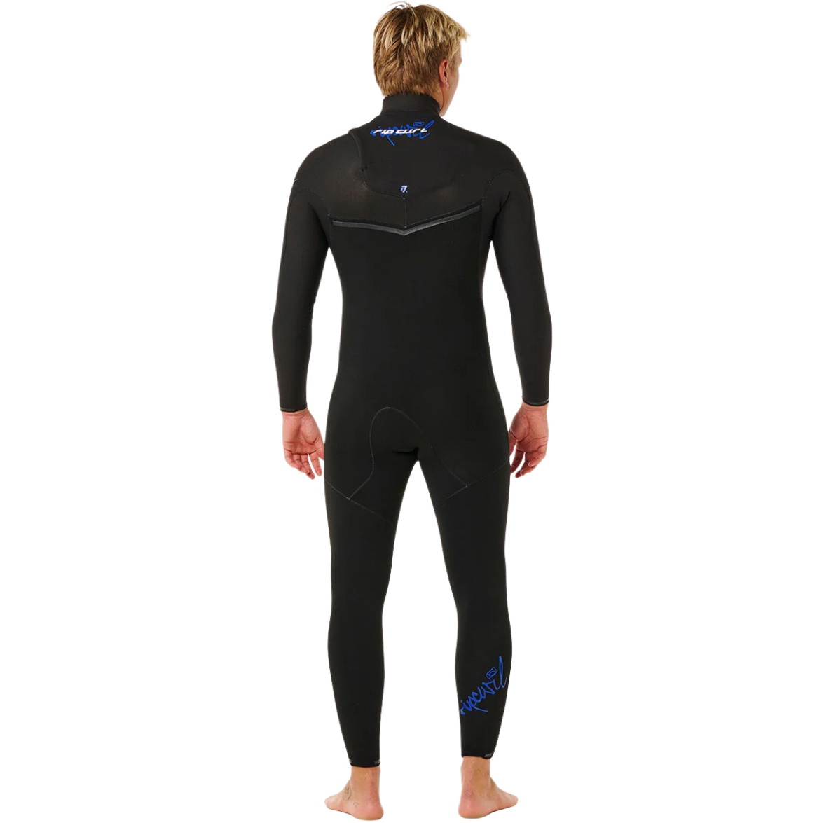 2026 Rip Curl Mens E-Bomb 4/3mm Zip Free Wetsuit 17MMFS - Black / Blue
